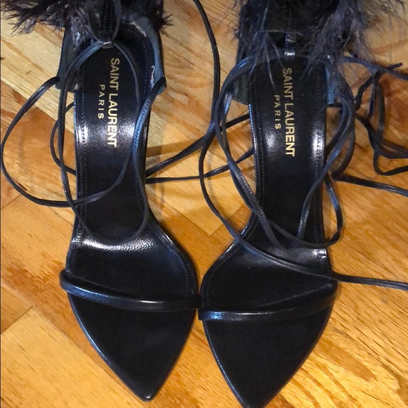 saint laurent talitha feather